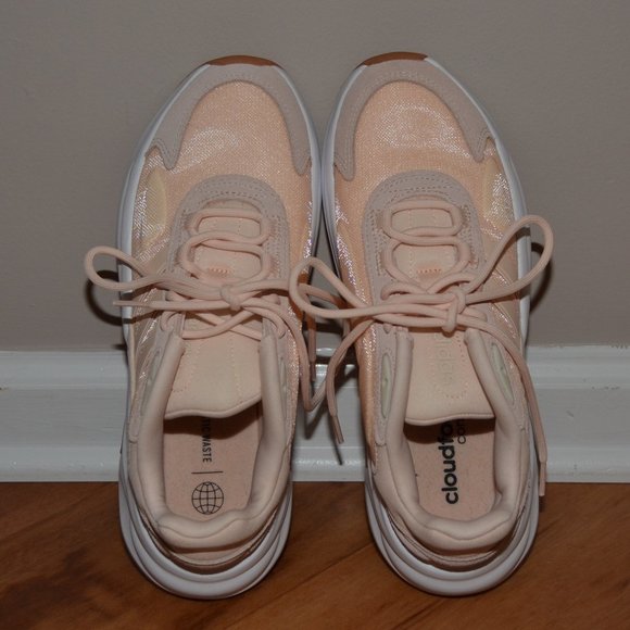 Adidas NWOB Cloudfoam Alumina Cream Athletic Comfort Trainer sneakers, 8 - Picture 7 of 12
